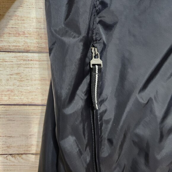 NIKE Windbreaker Jacket RN56323 Black Gray Zipper Men's Size Large Zip Pockets - Picture 5 of 16